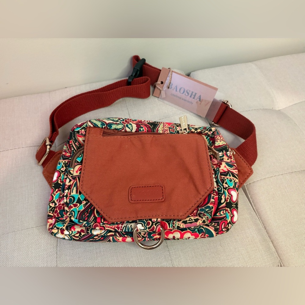 BAOSHA YB-02 Waist Bag Sports Fanny Pack Bum Bag for Women Multicoloured NWT